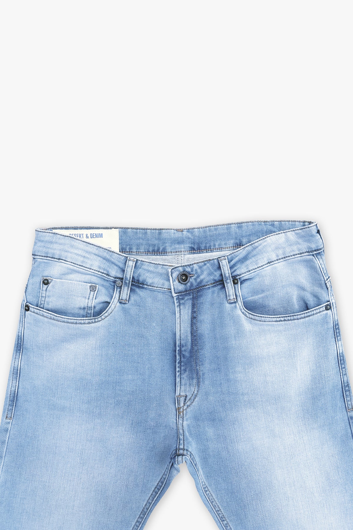 CALÇA LUCCA MASCULINA MOLETOM JEANS CLARO