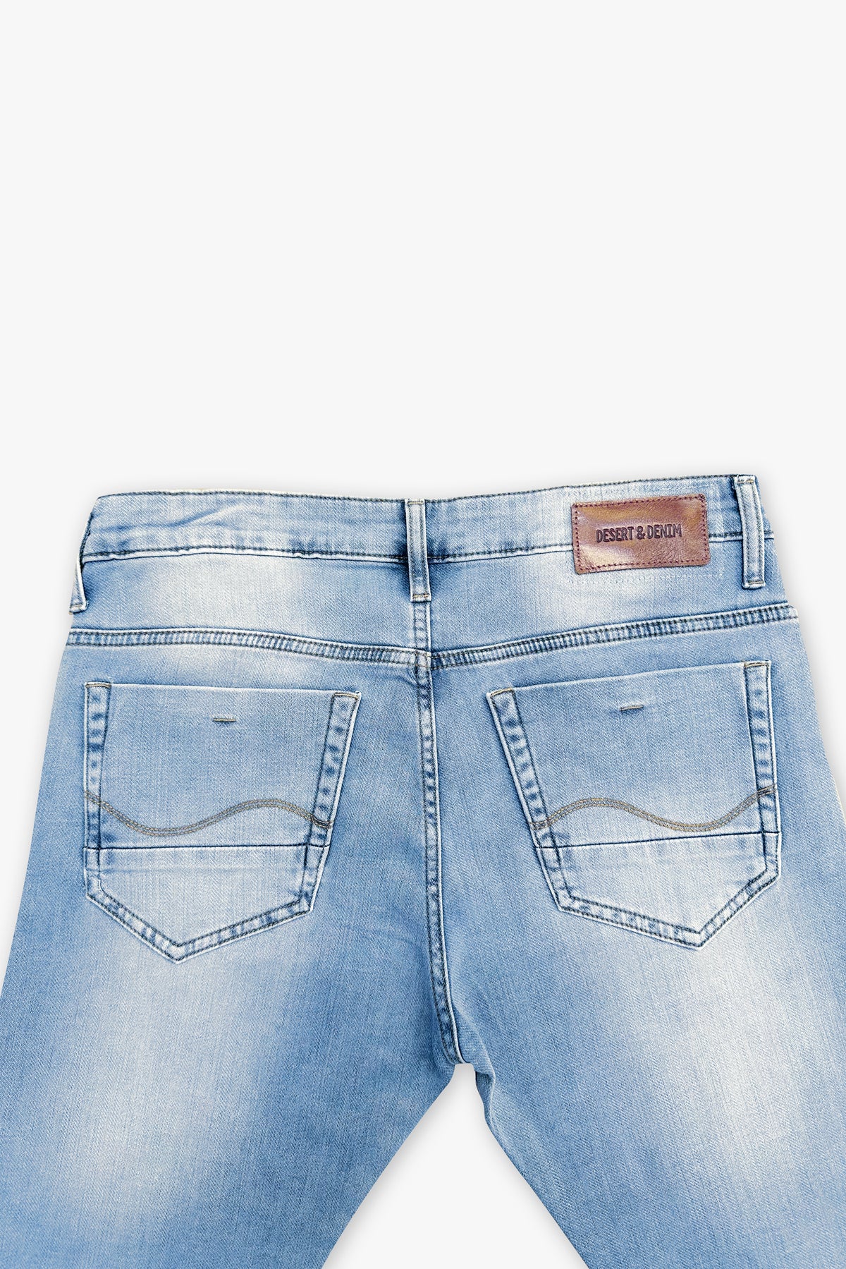 CALÇA LUCCA MASCULINA MOLETOM JEANS CLARO