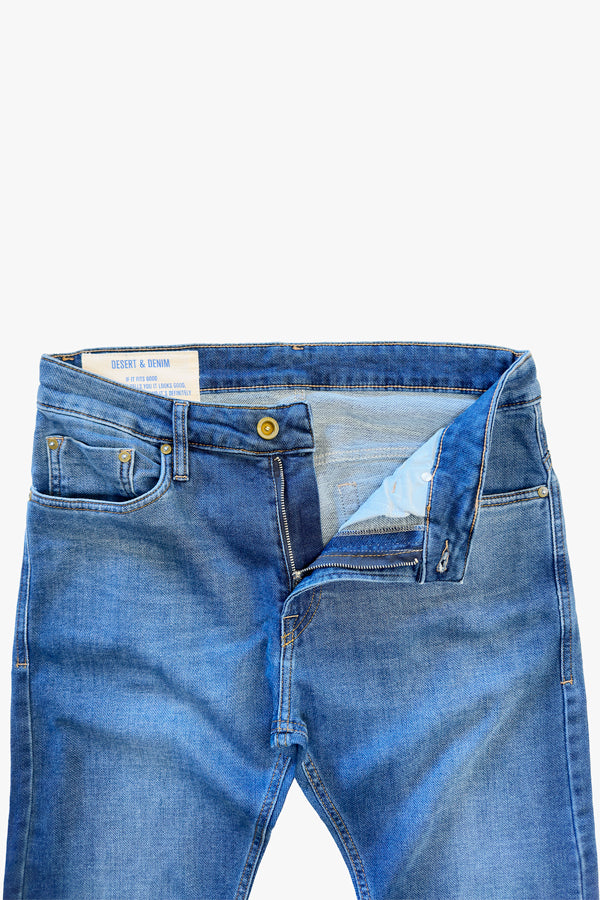 CALÇA AXEL MASCULINA MOLETOM JEANS ESCURO