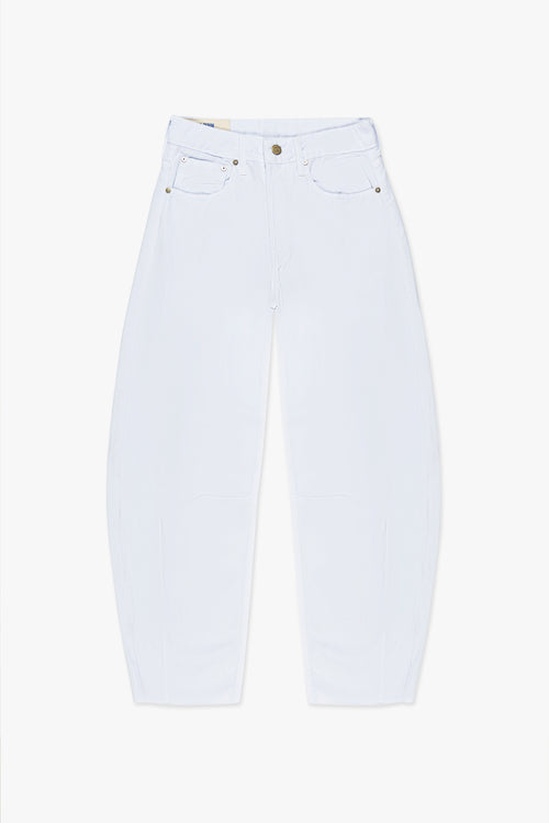 CALÇA BARREL SARJA BRANCA