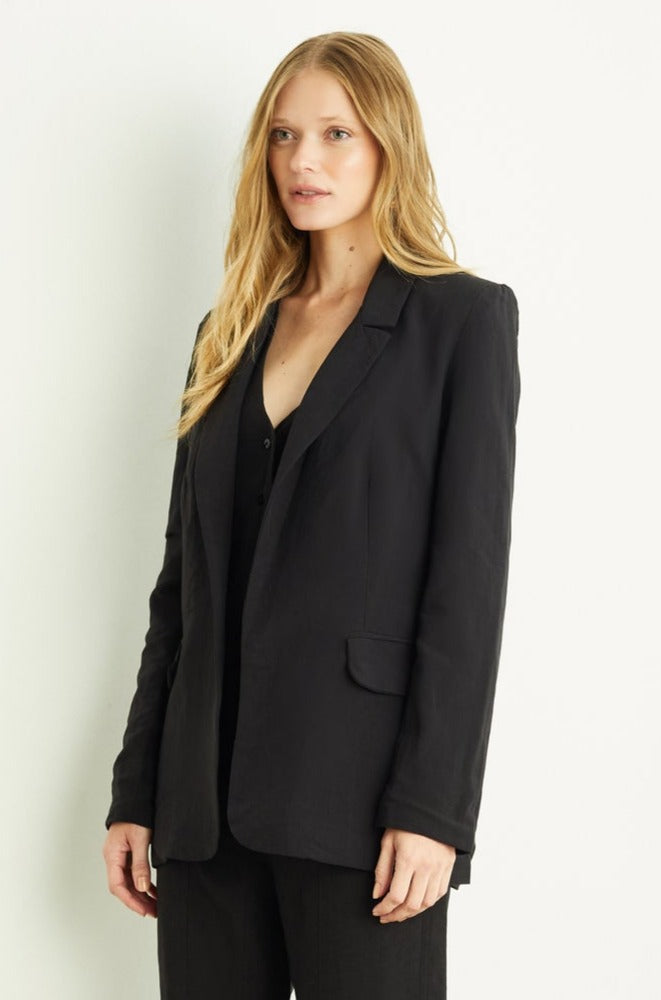 BLAZER FEMININO ALFAIATARIA PRETO