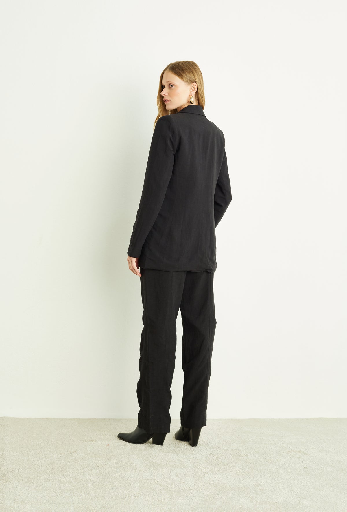 BLAZER FEMININO ALFAIATARIA PRETO