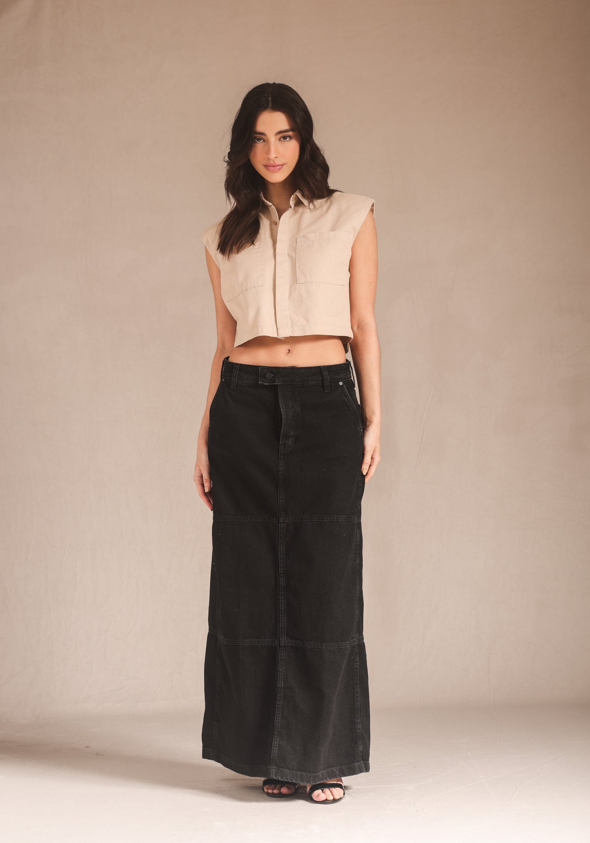 CAMISA FEMININA CROPPED MARGOT