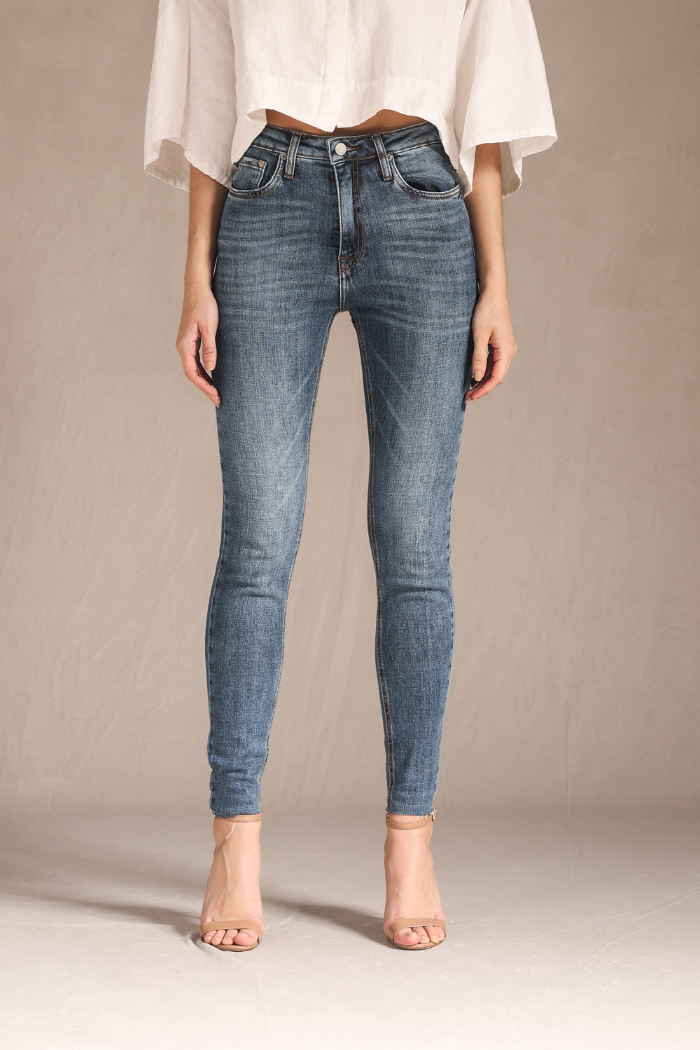 CALÇA SOFIE FEMININA SKINNY JEANS ESCURO