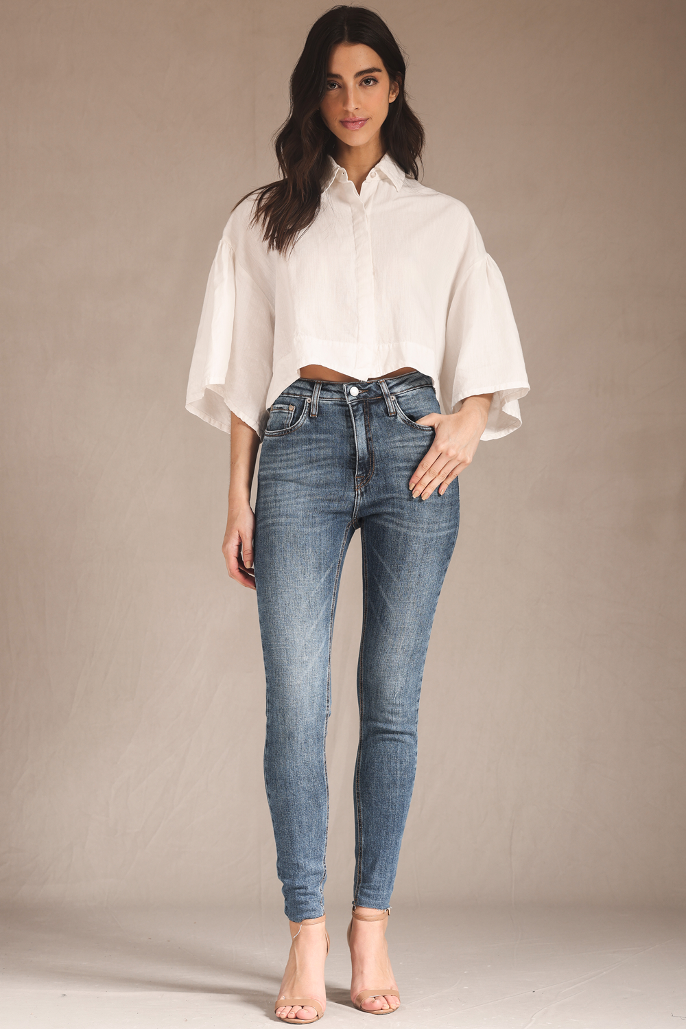 CALÇA SOFIE FEMININA SKINNY JEANS ESCURO