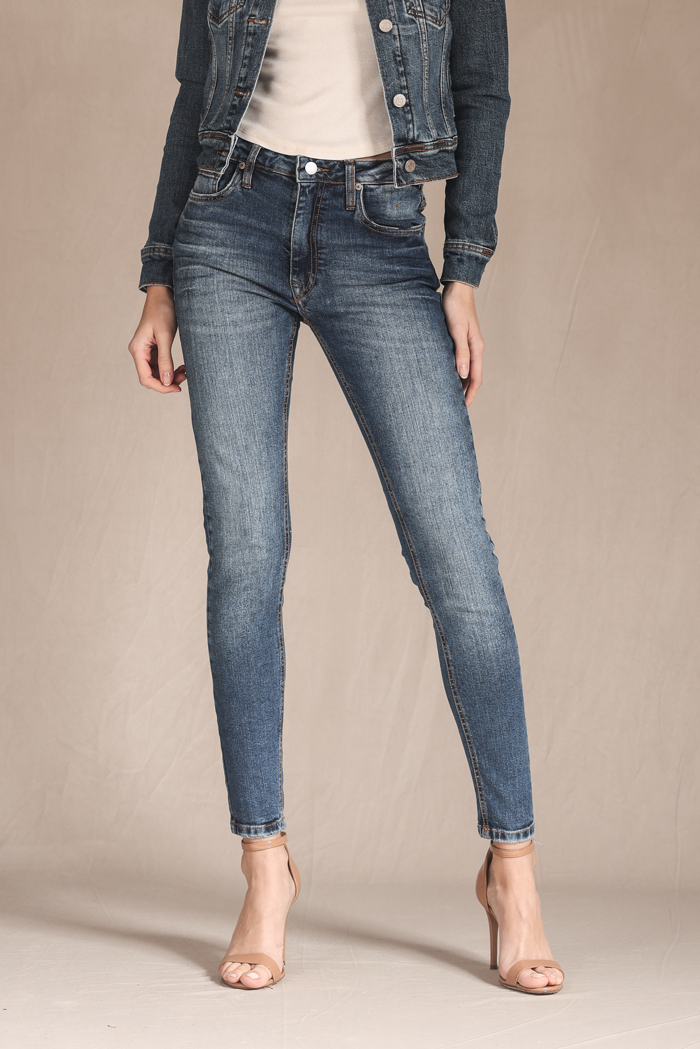 CALÇA SOFIE FEMININA SKINNY JEANS MÉDIO ESCURO