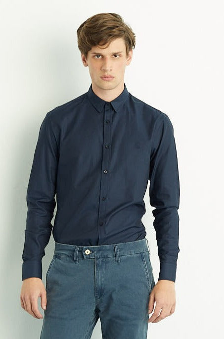 CAMISA MASCULINA AZUL MARINHO