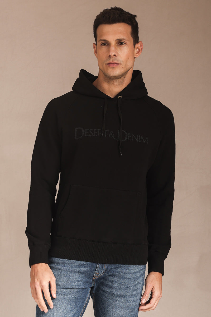 MOLETOM MASCULINO CLASSIC DESERT & DENIM PRETO