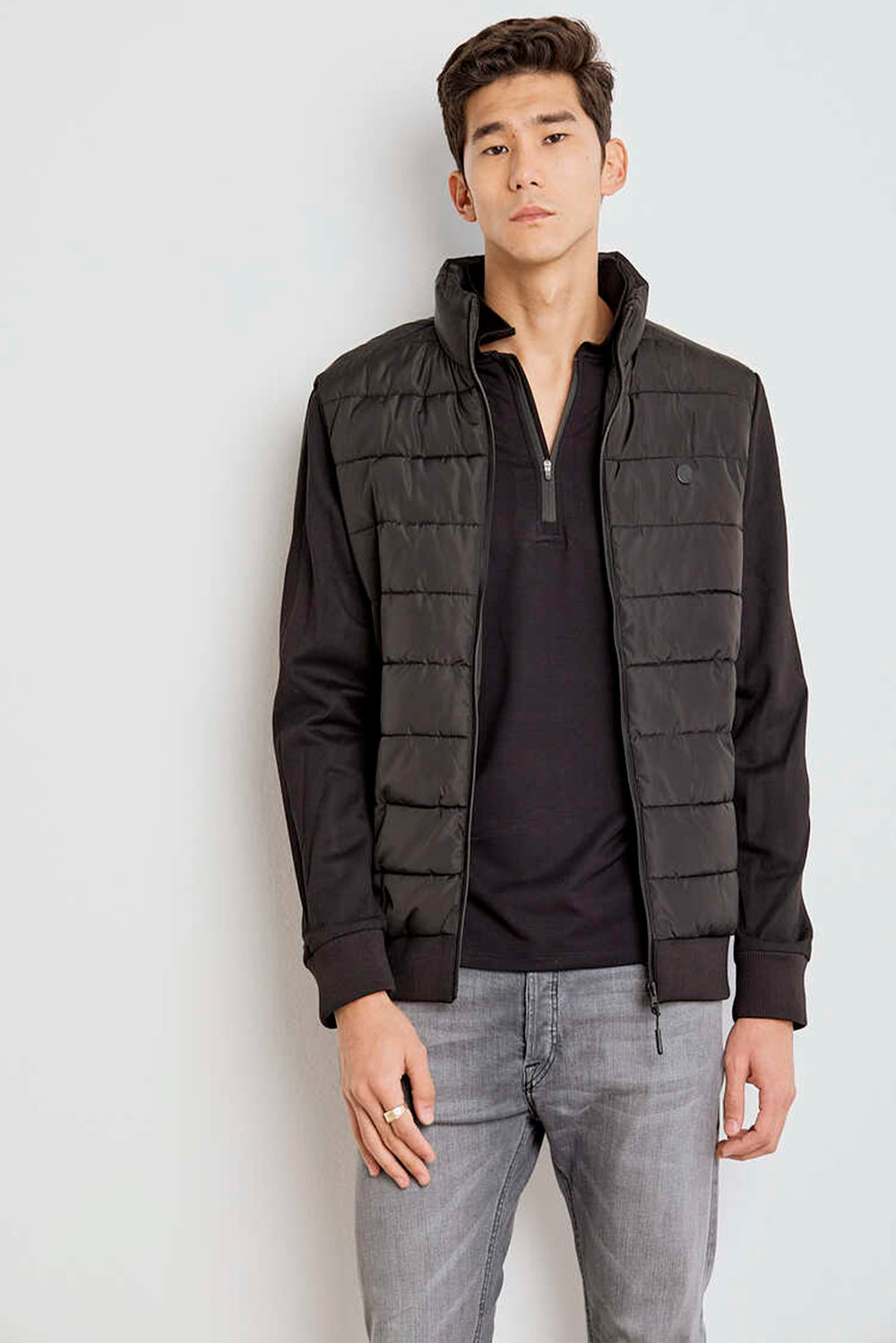 JAQUETA MASCULINA PUFFER PRETA