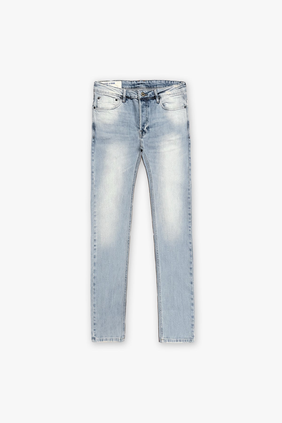 CALÇA THEO MASCULINA SLIM JEANS CLARO