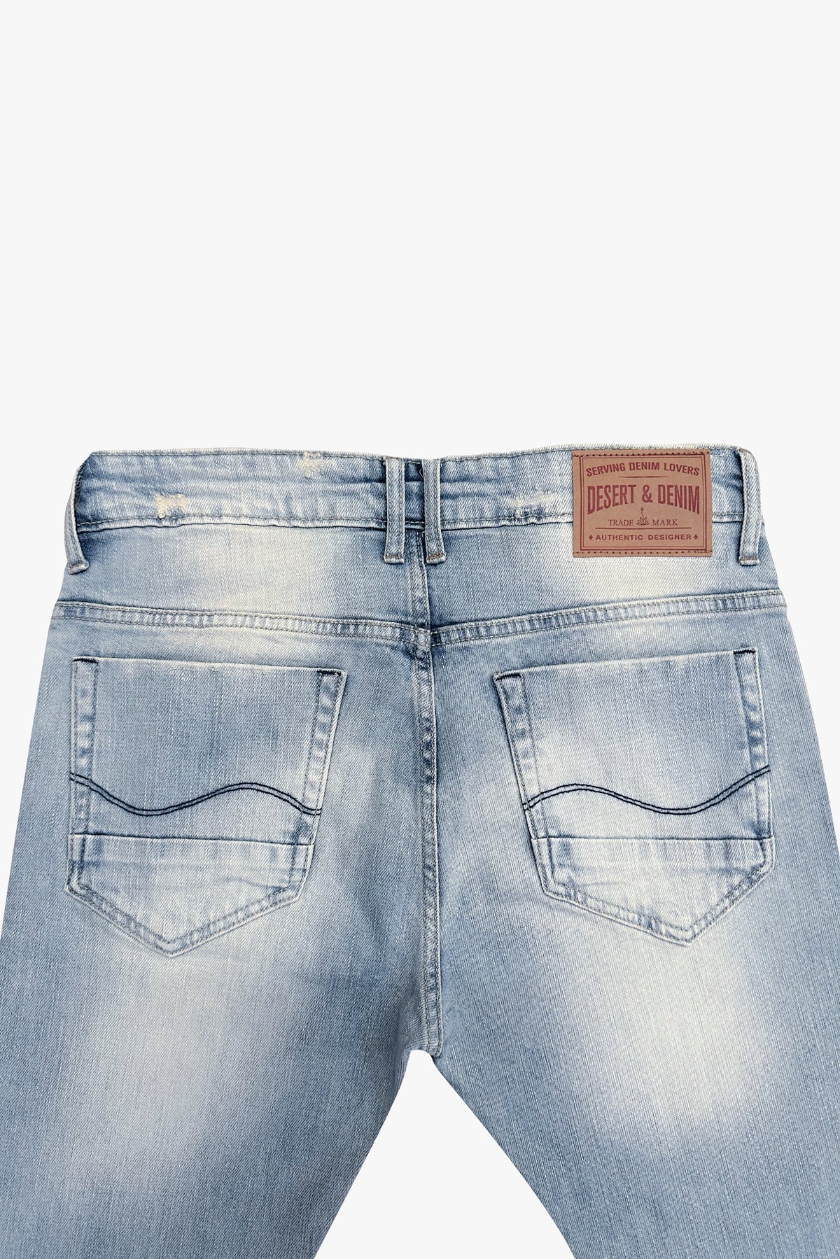 CALÇA THEO MASCULINA SLIM JEANS CLARO