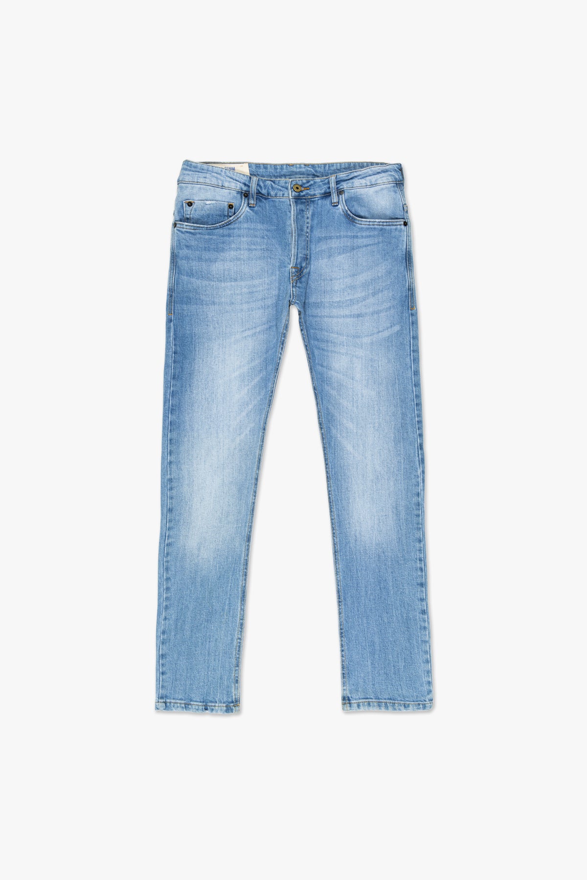 CALÇA THEO MASCULINA SLIM JEANS MÉDIO CLARO