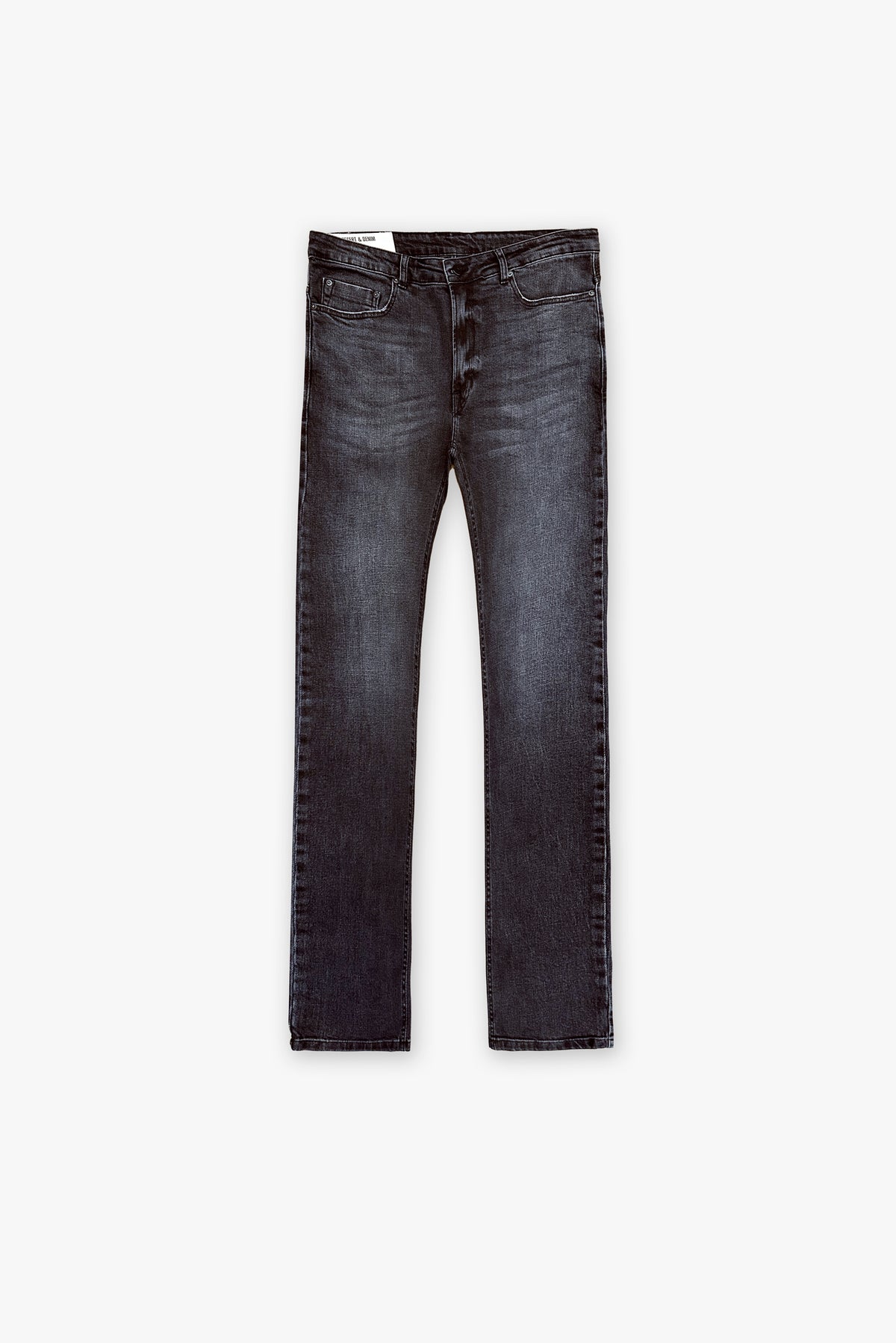 CALÇA THEO MASCULINA SLIM BLACK JEANS