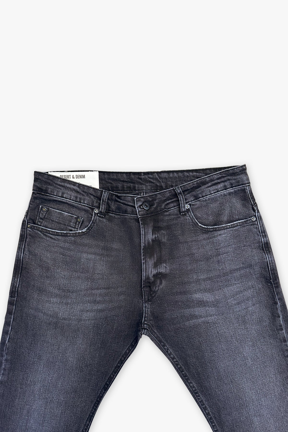 CALÇA THEO MASCULINA SLIM BLACK JEANS