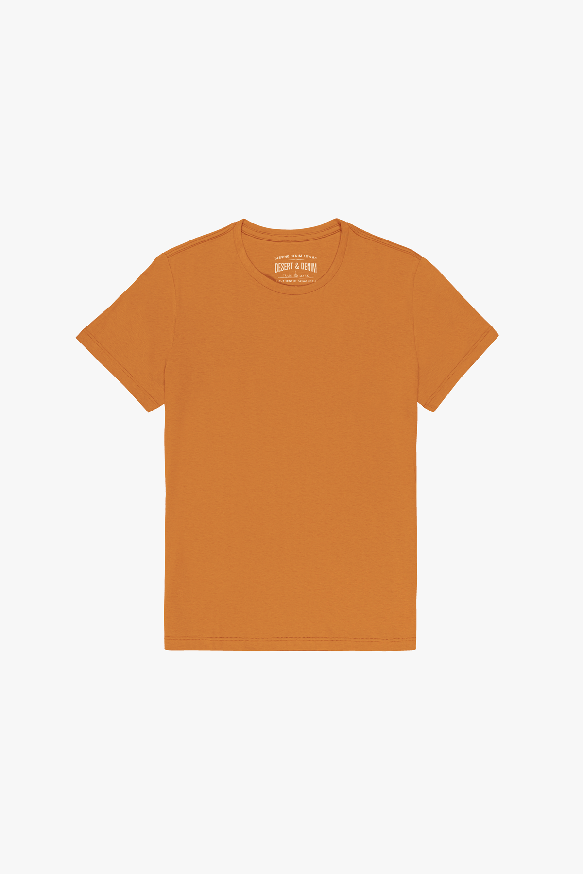 CAMISETA MASCULINA BÁSICA PIMA - CARAMELO