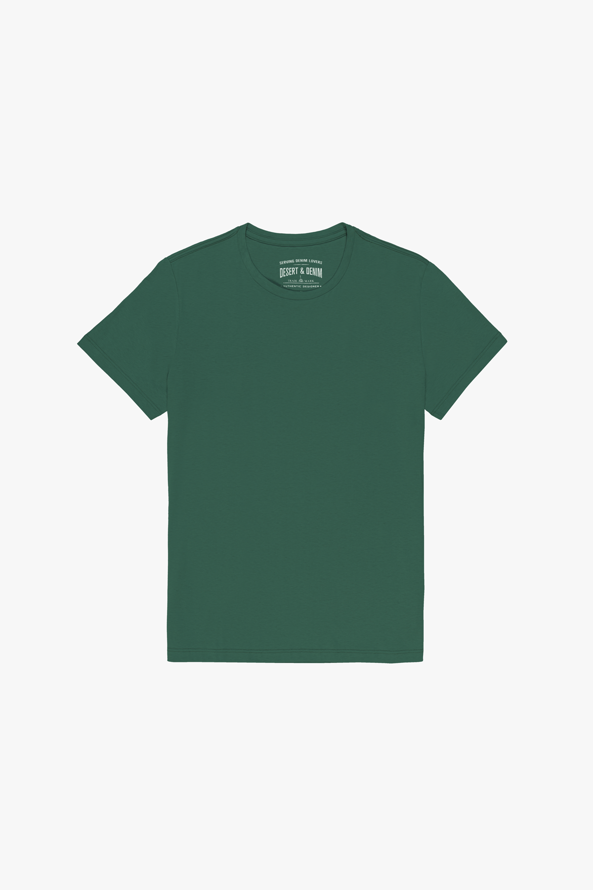 CAMISETA MASCULINA BÁSICA PIMA - VERDE