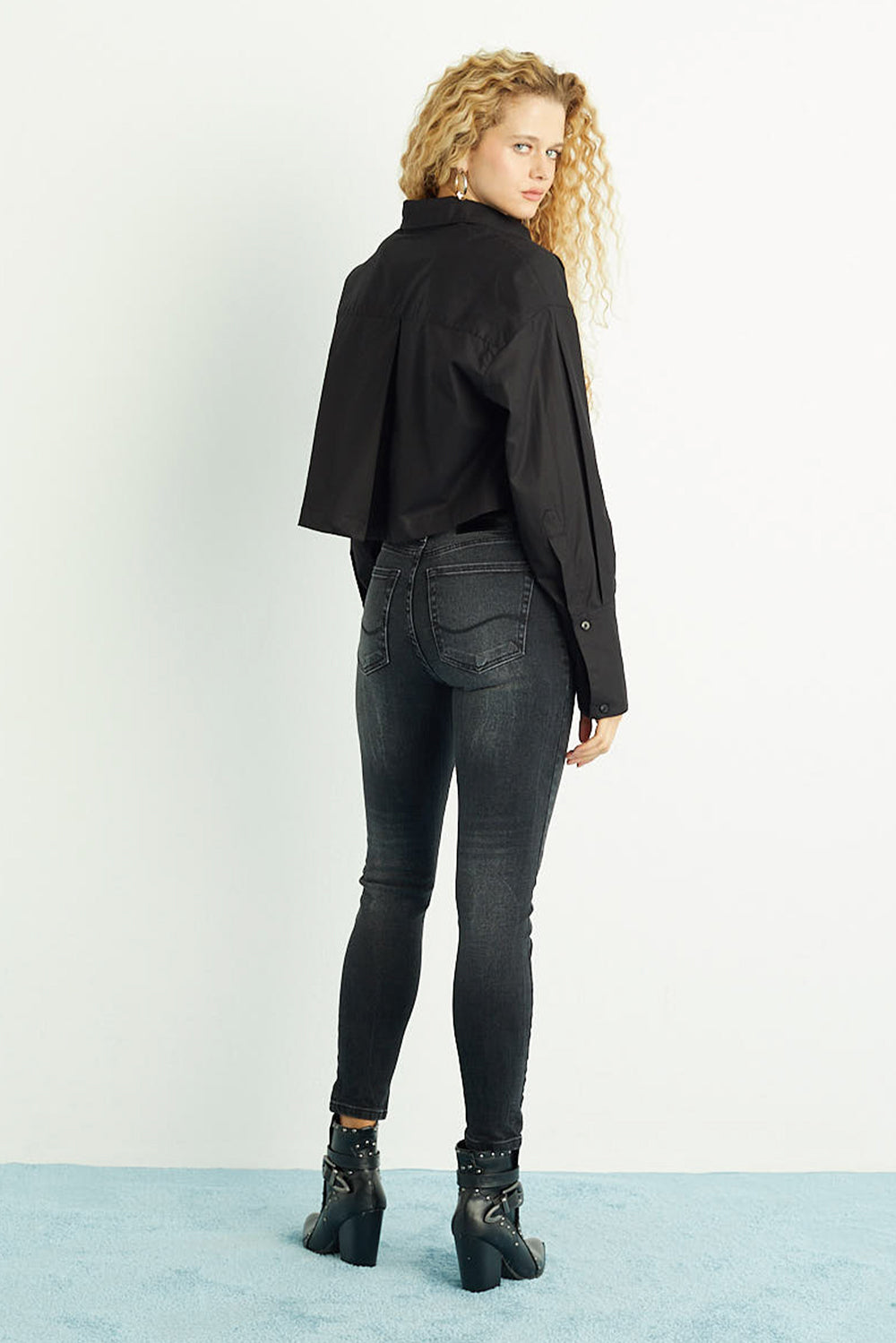 CALÇA SOFIE FEMININA SKINNY JEANS BLACK