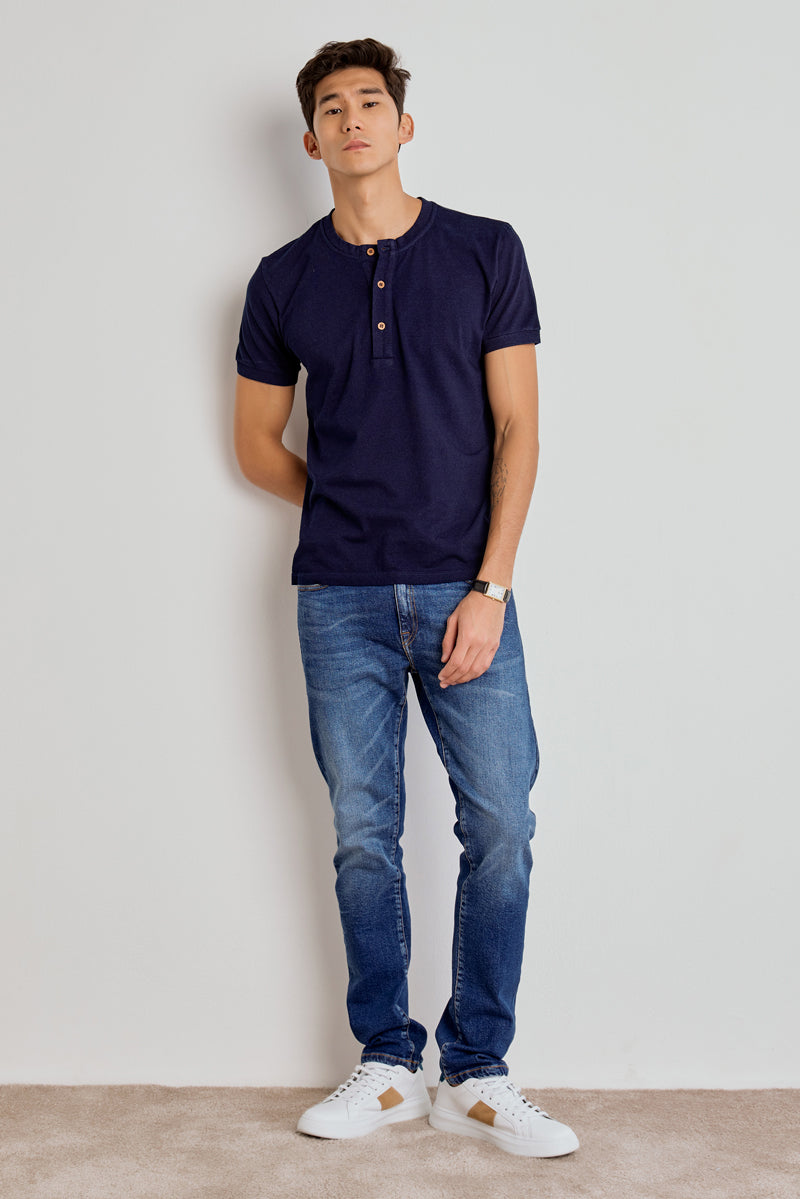 CALCA BASIC COMFORT JEANS MASC