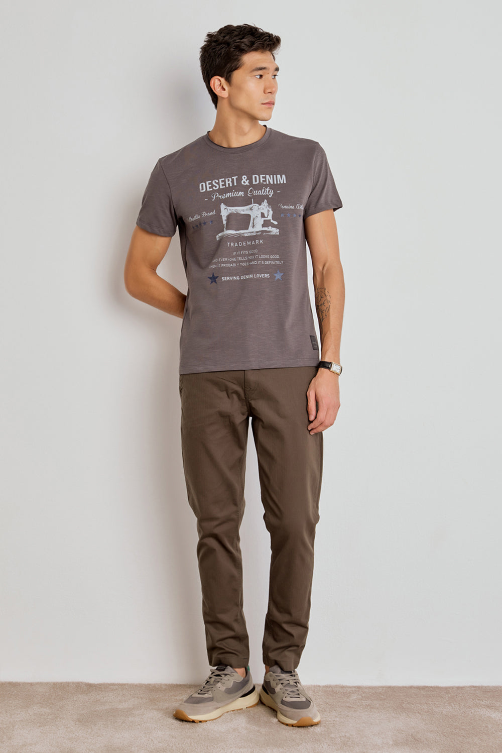 CALÇA OTTO MASCULINA WESTERN VERDE MILITAR