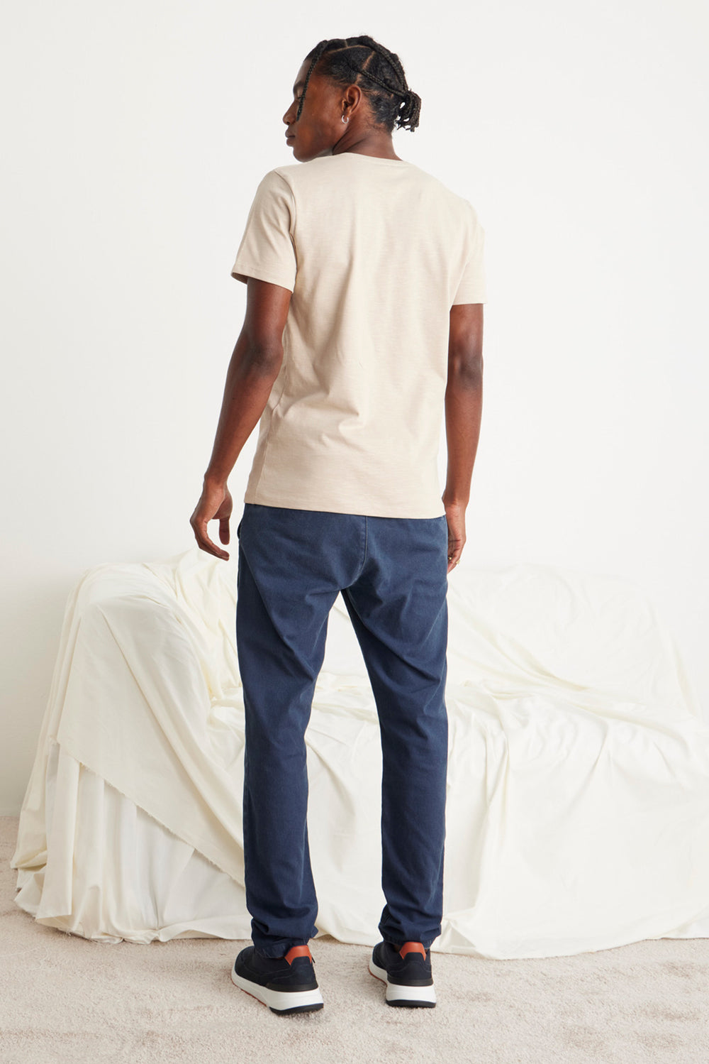 CALÇA OTTO MASCULINA CHINO COLOR JEANS MARINHO