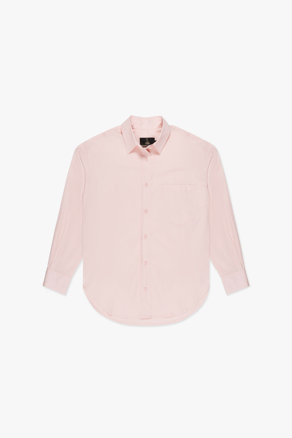 CAMISA FEMININA TRICOLINE RELAXED - ROSA CLARO