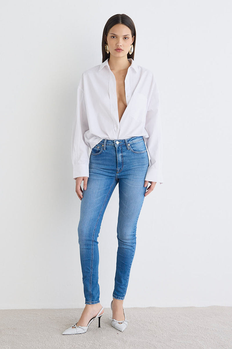 CALÇA SOFIE FEMININA SKINNY JEANS MÉDIO CLARO