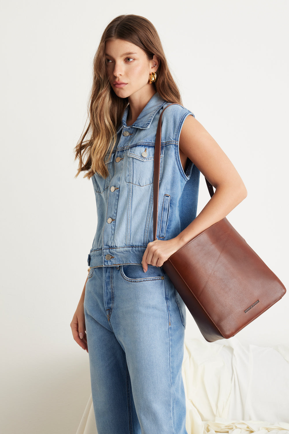 COLETE FEMININO RELAXED JEANS MÉDIO