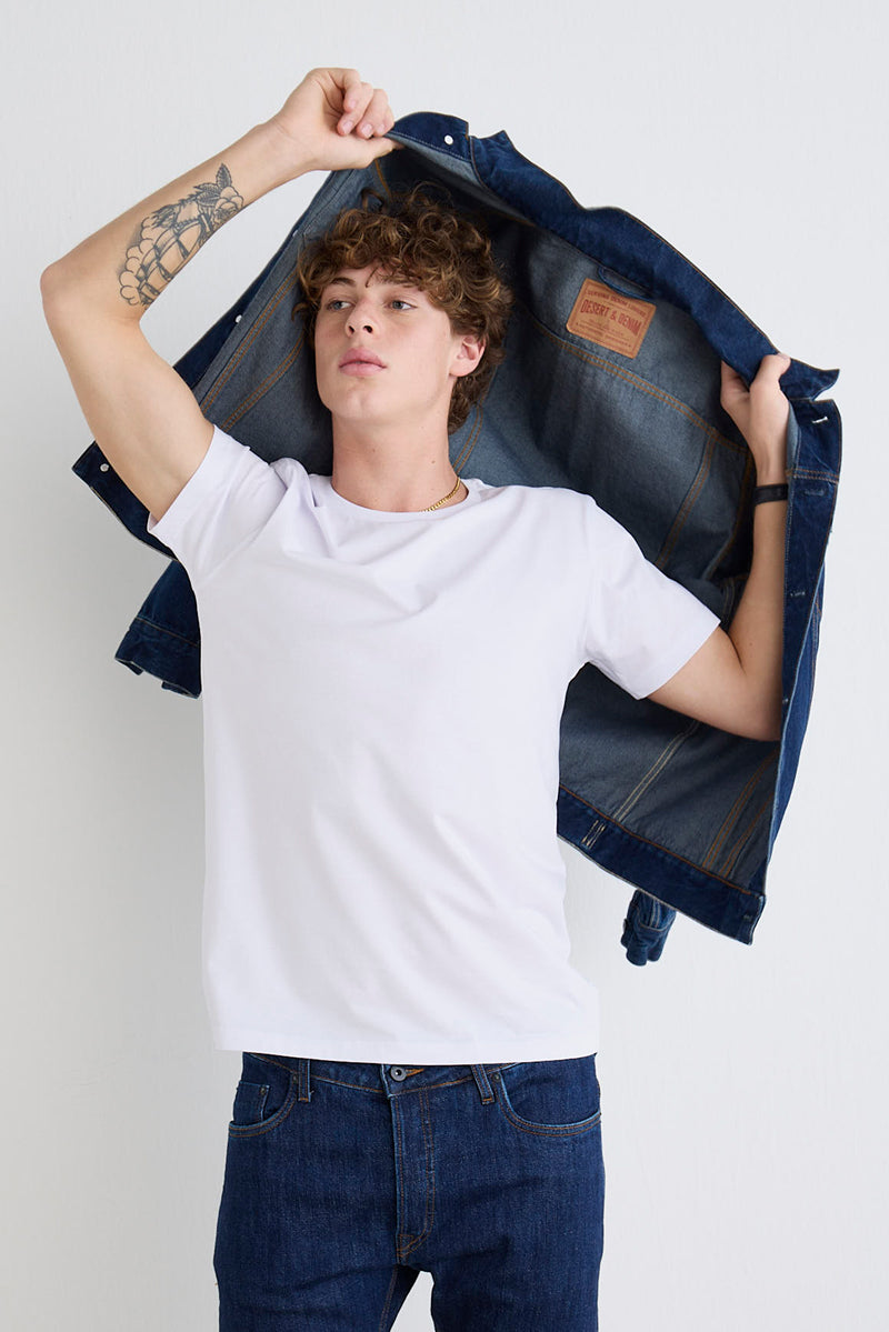 JAQUETA MASCULINA ESSENTIAL JEANS