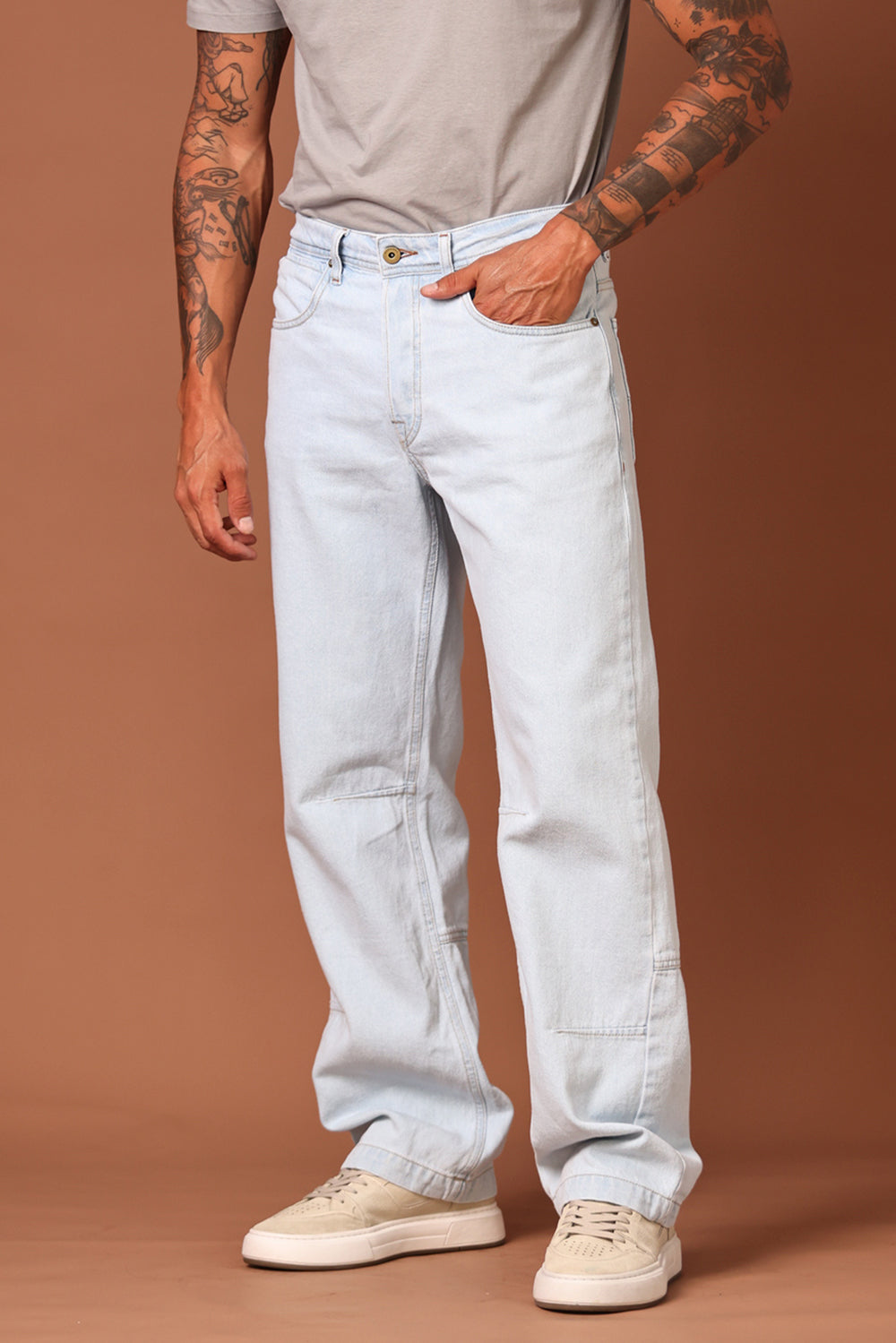 CALÇA JAKE MASCULINA STRAIGHT JEANS CLARO