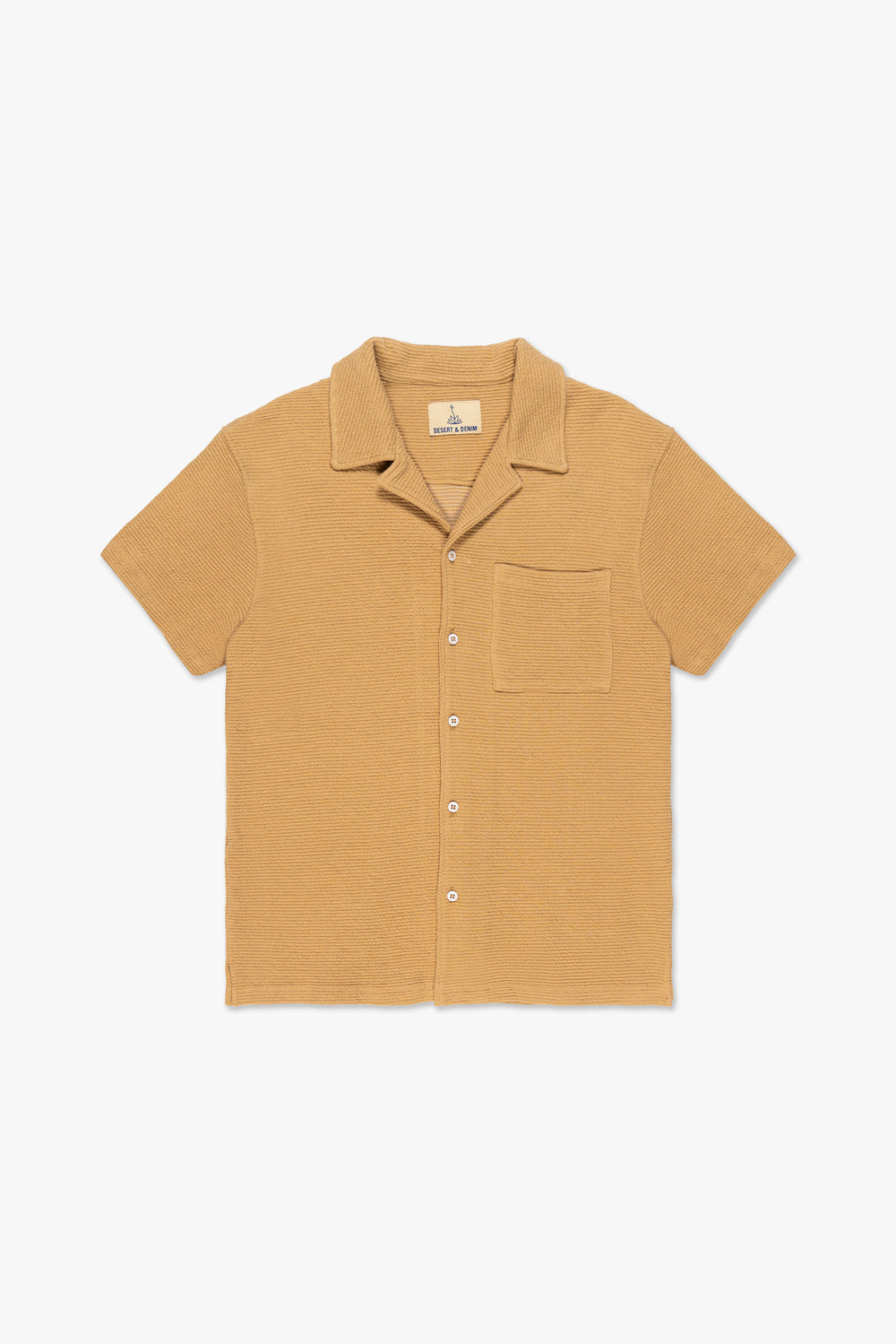 CAMISA MASCULINA MALHA AREIA