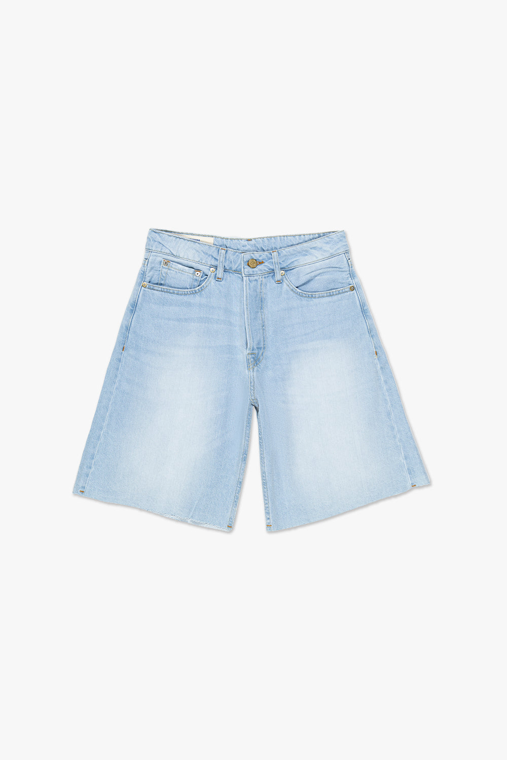 JORTS HELENA FEMININO BARRA A FIO JEANS CLARO