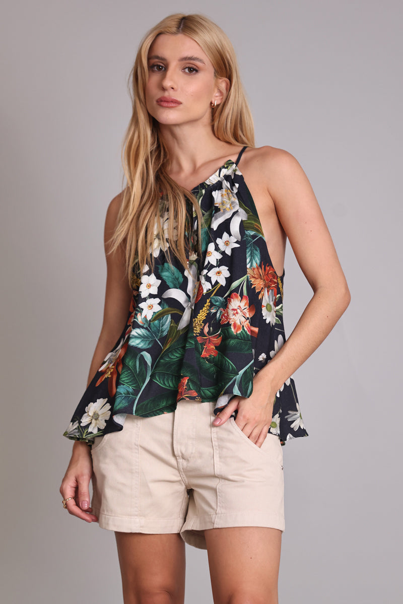 SHORTS ANITA FEMININO BOLSO CHAPADO SARJA BEGE AVEIA