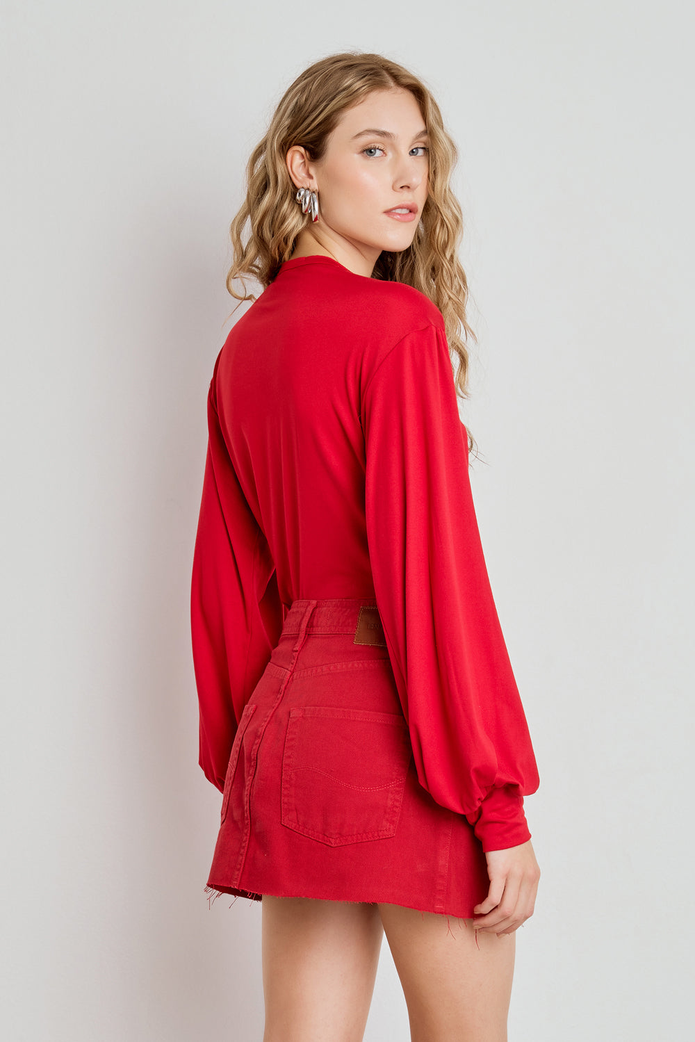 BLUSA FEMININA MANGA LONGA AMPLA