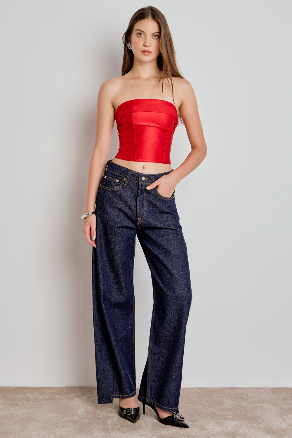 CORPETE FEMININO PALA VERMELHO