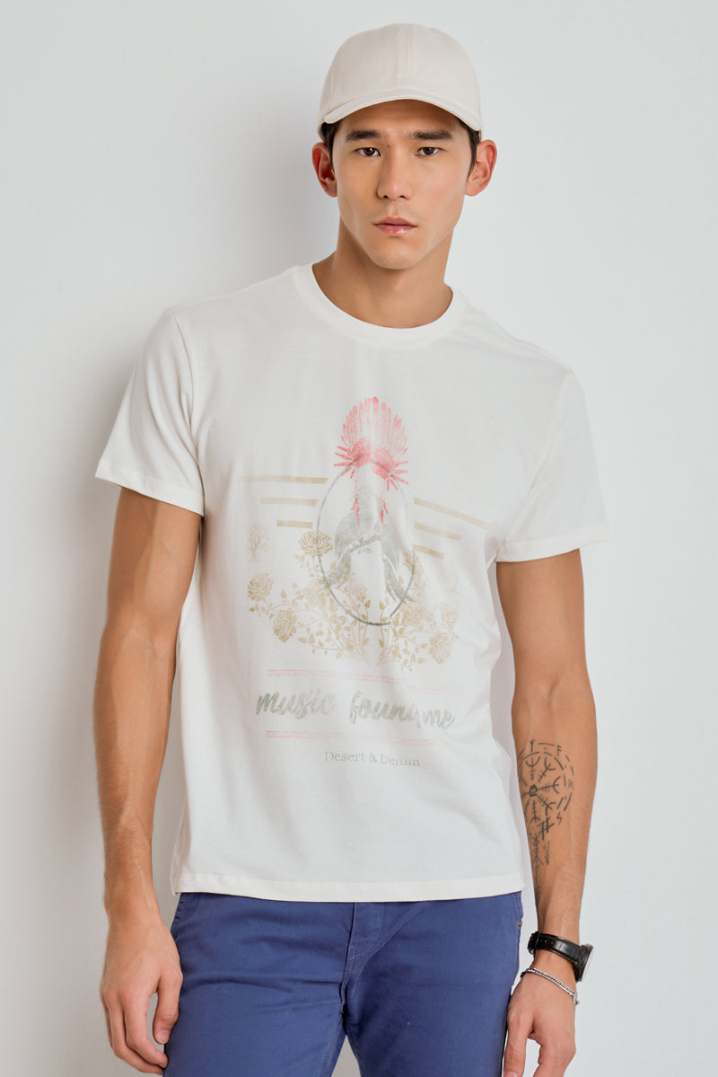 CAMISETA MASCULINA  MUSIC FOUND ME