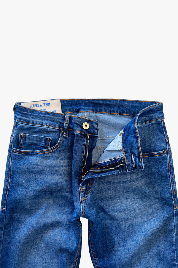 CALÇA THEO MASCULINA JEANS SLIM TRIPLE DRY