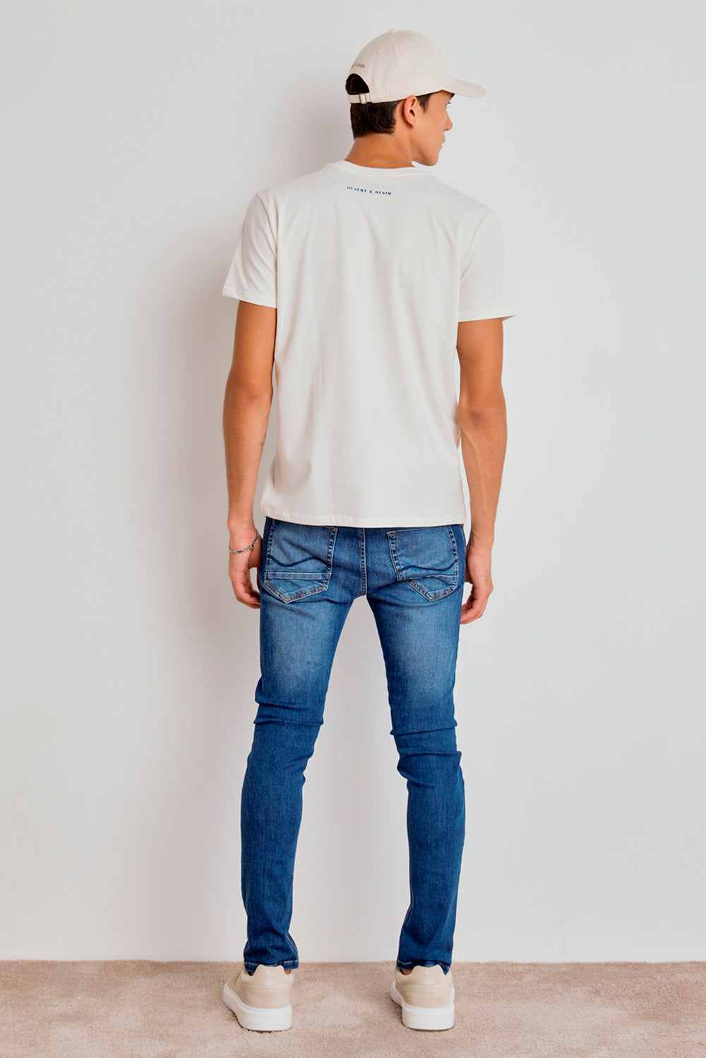 CALÇA THEO MASCULINA JEANS SLIM TRIPLE DRY