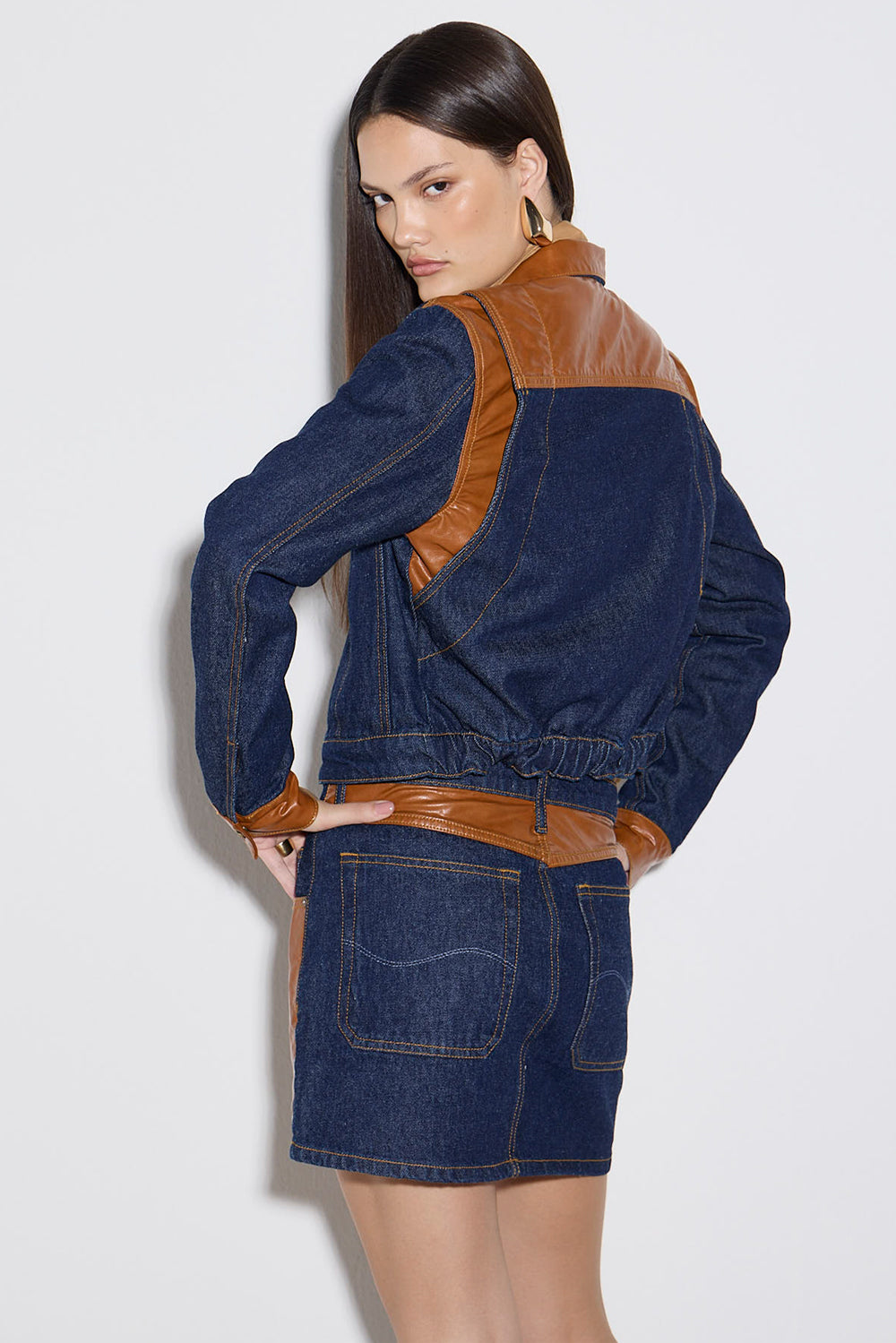 SAIA ZOE FEMININA DETALHES PU JEANS