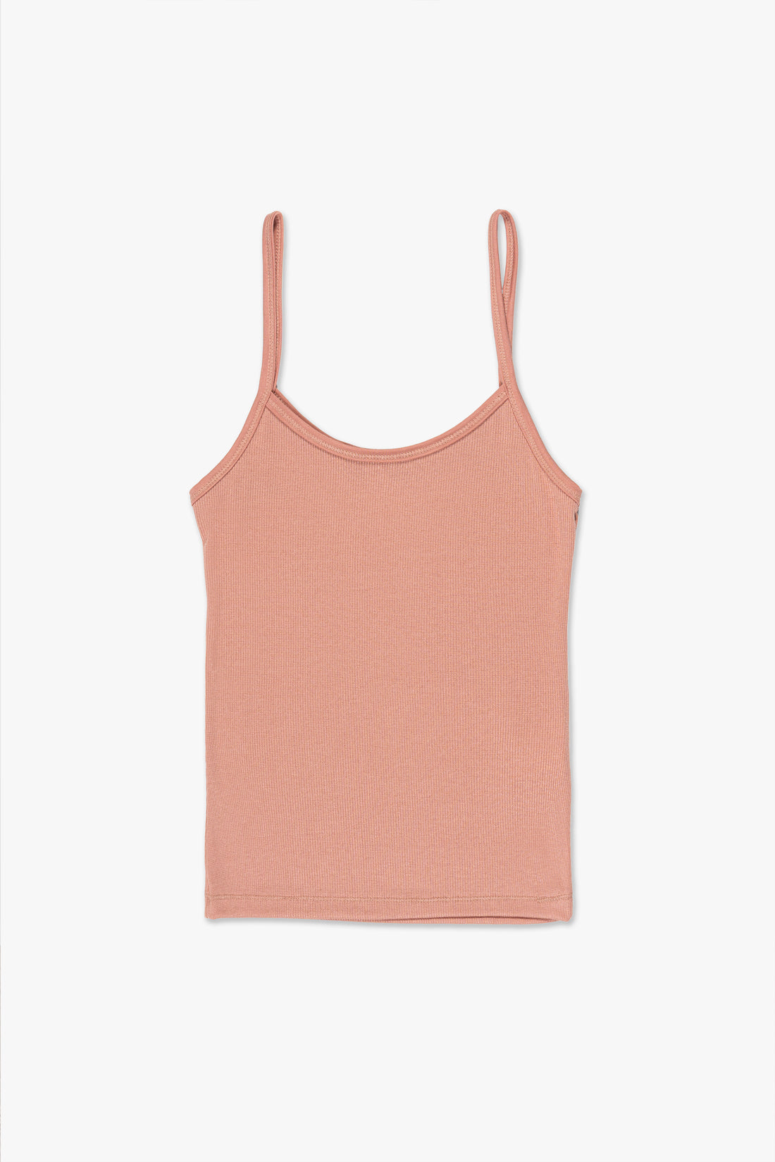 REGATA FEMININA BASIC CANELADA ROSA BLUSH