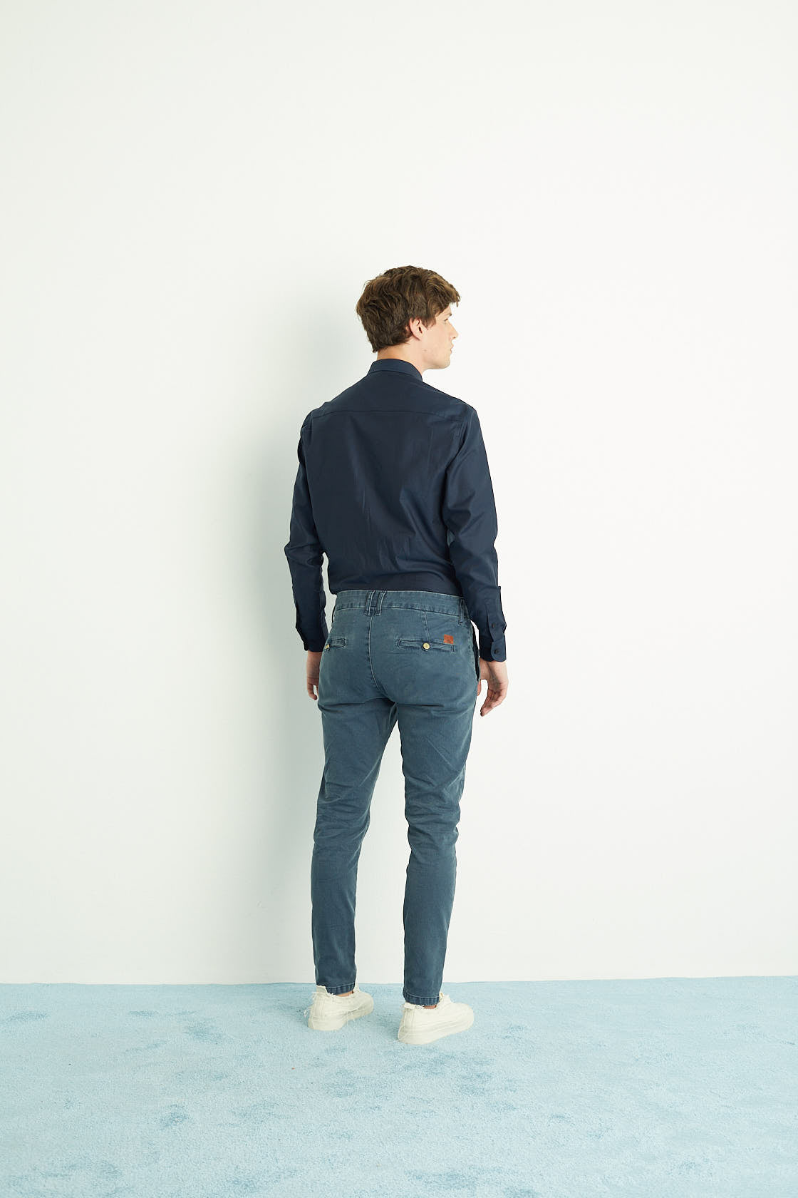 CAMISA MASCULINA AZUL MARINHO