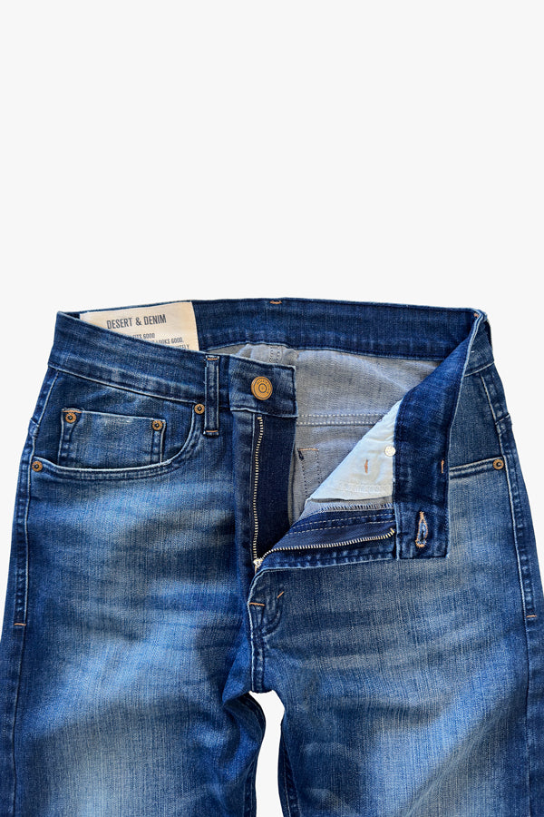 CALÇA DANTE MASCULINA SLIM JEANS ESCURO DANTE