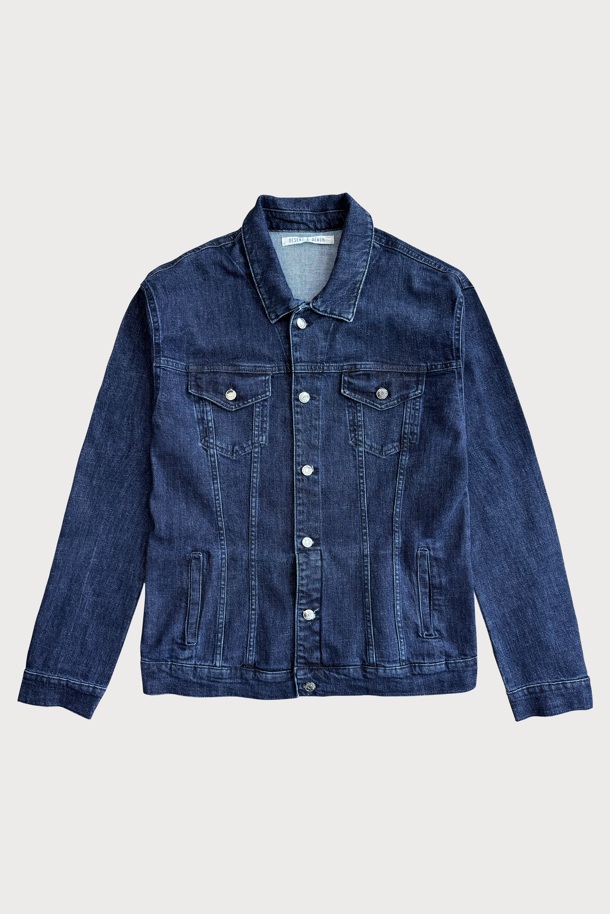 JAQUETA MASCULINA TRUCKER JEANS ESCURO