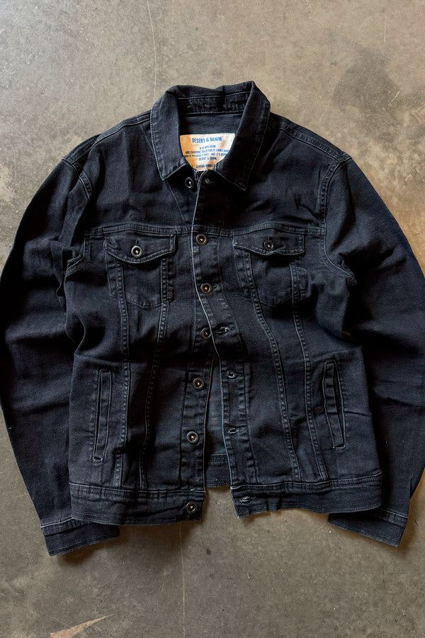JAQUETA MASCULINA TRUCKER BLACK JEANS