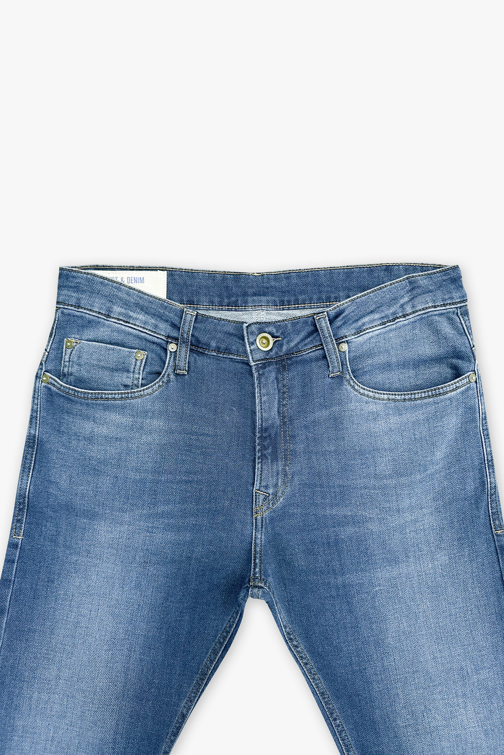 CALÇA LUCCA MASCULINA MOLETOM JEANS ESCURO