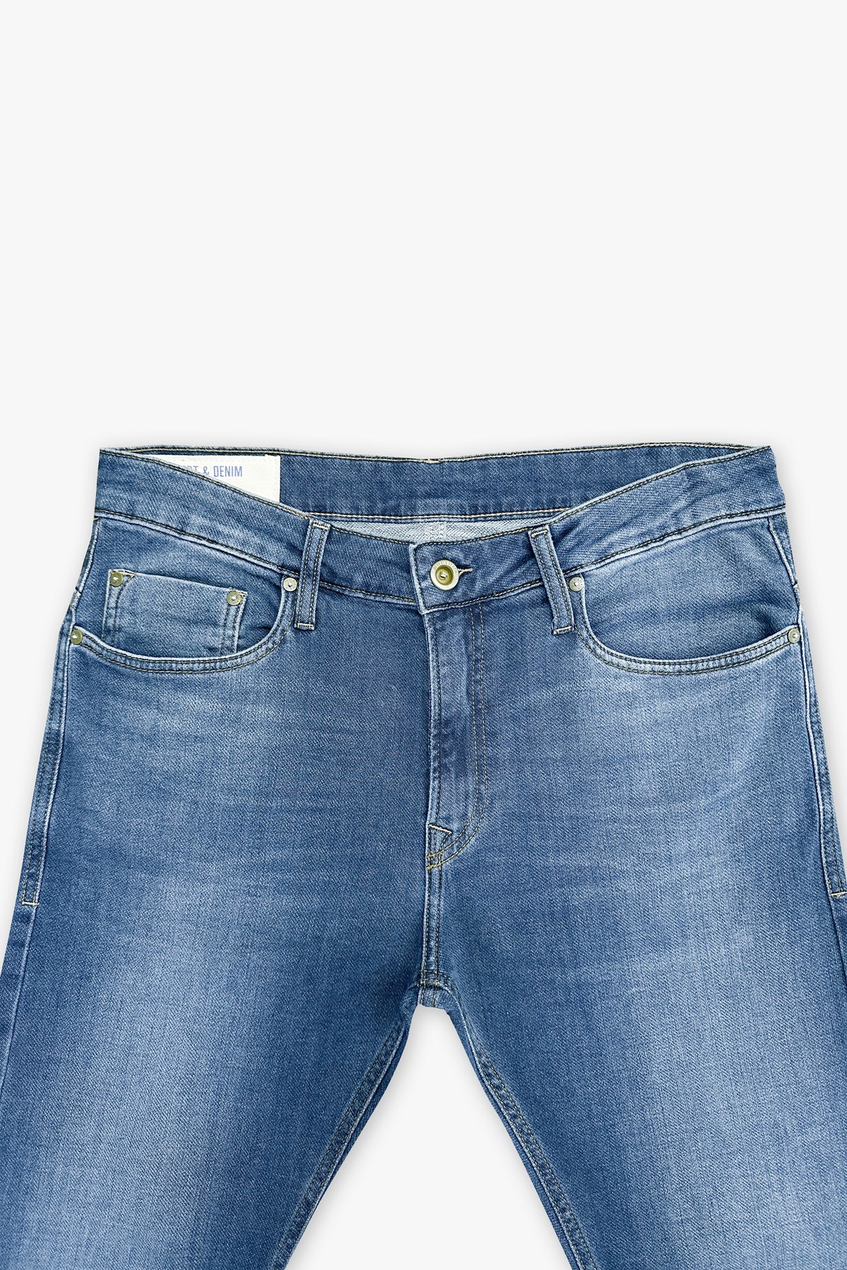 CALCA MOLETOM JEANS ESCURO