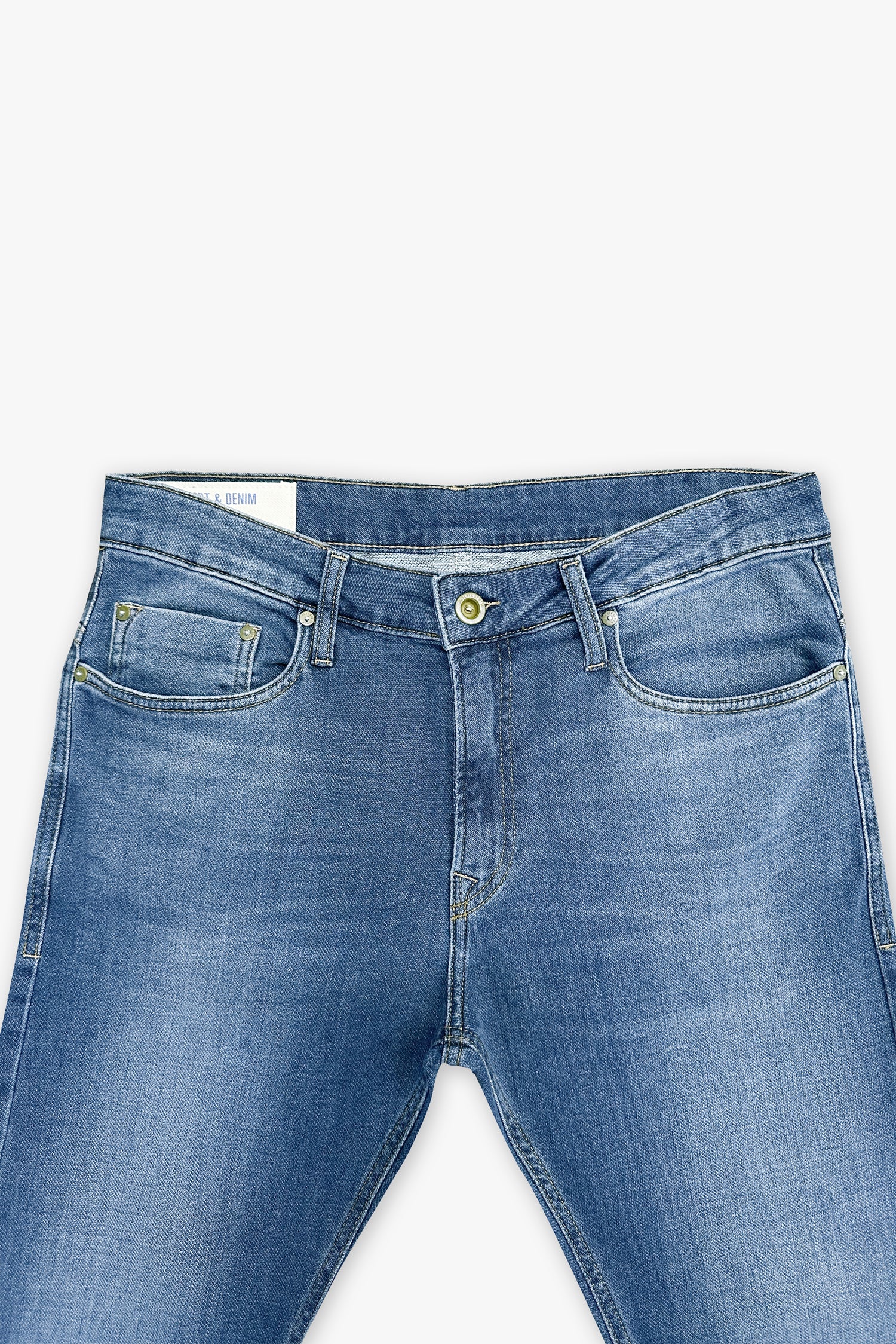 CALÇA LUCCA MASCULINA MOLETOM JEANS ESCURO