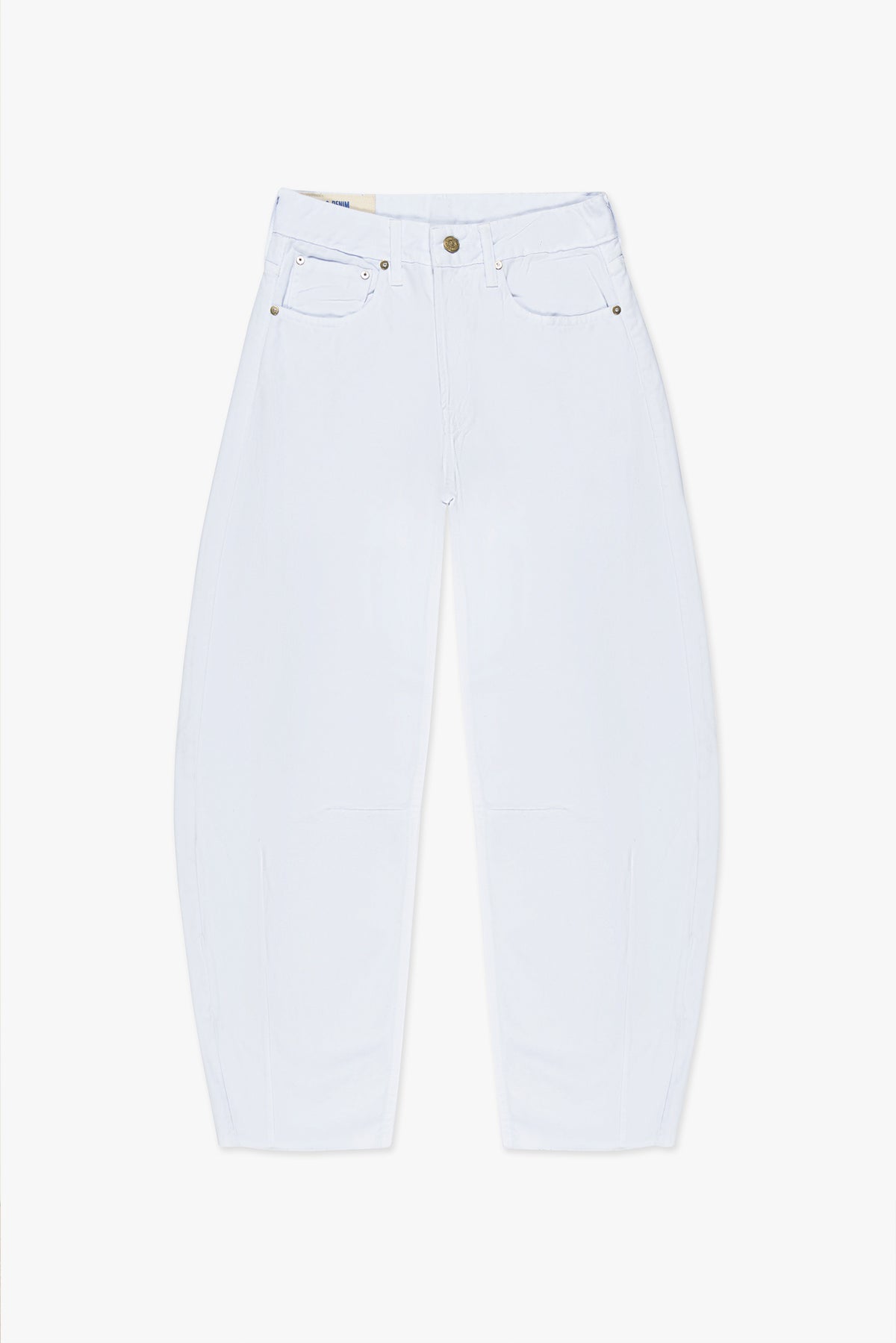 CALÇA BARREL SARJA BRANCA