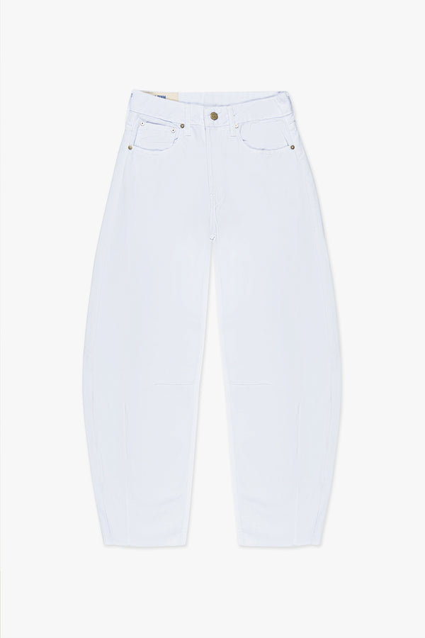 CALÇA BARREL SARJA BRANCA