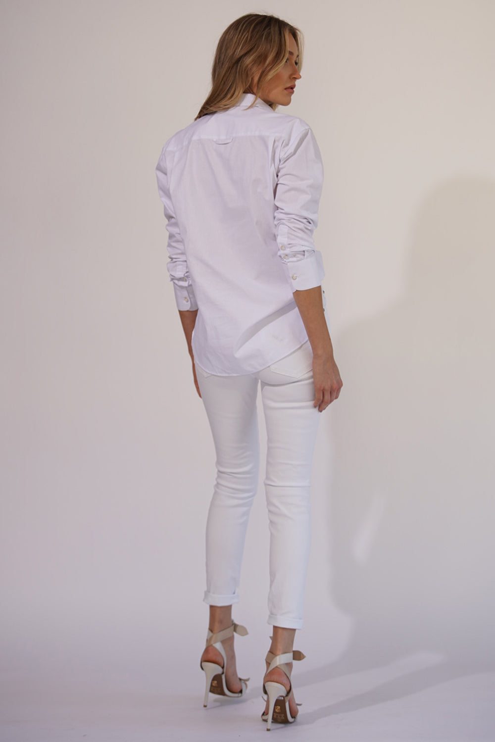 CALCA SKINNY SARJA BRANCO
