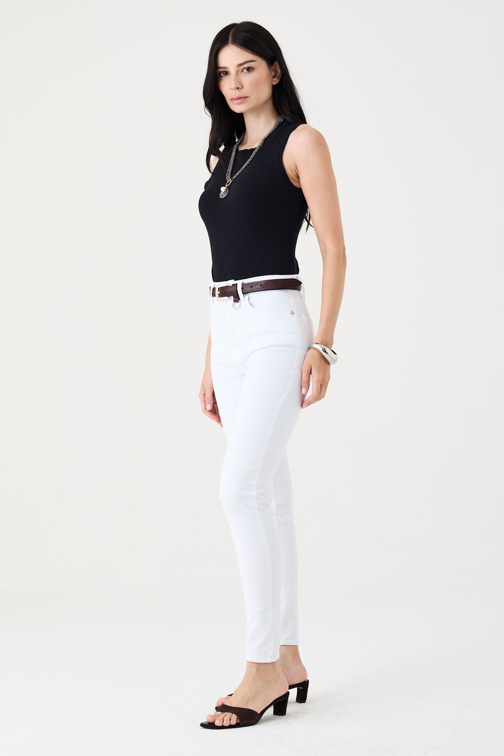 CALÇA SOFIE FEMININA SKINNY SARJA BRANCO